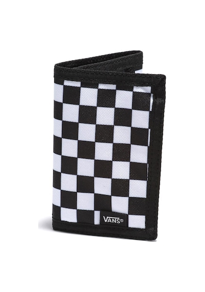 Vans Slipped Kumaş Para Cüzdanı Black/White Check VN000C3HU0I