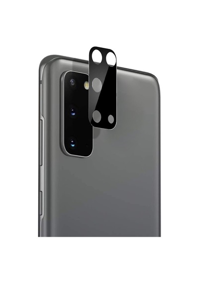 Microsonic Samsung Galaxy Uyumlu S20 Kamera Lens Koruma Camı V2 Siyah