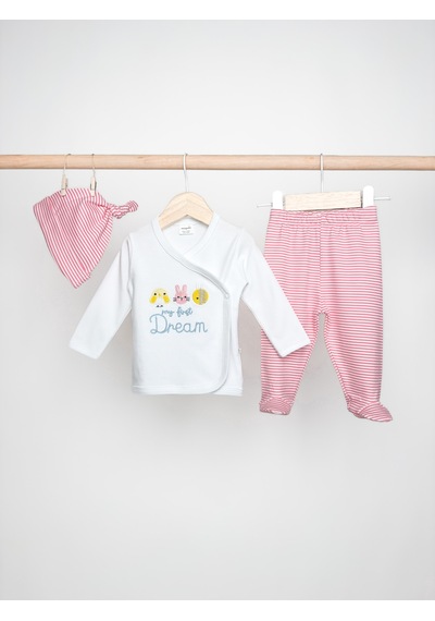 Sezgibaby 5'li Yenidoğan Kız Hastane Çıkışı Hediye Seti Pembe