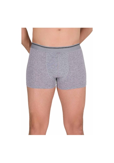 Royaleks Likralı Erkek Boxer Şort Gri 1097B S