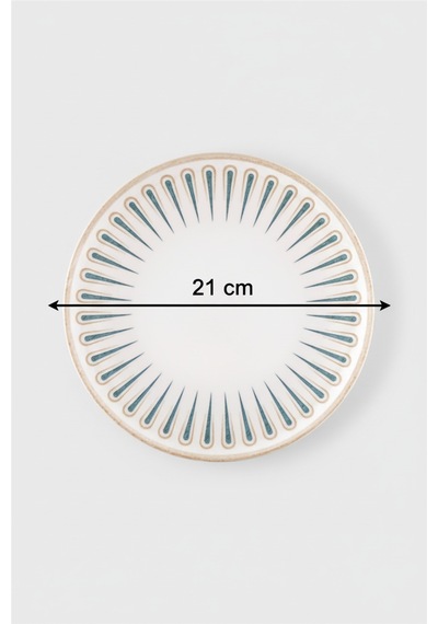 12'li Valencia Servis Tabak 21cm Dijital Sierra Rinart Krem