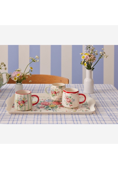 Cath Kidston Yeşil Porselen Kupa 340 Ml