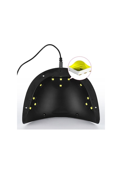 36W UV LED Jel Tırnak Kurutucu Kızılötesi Algılama LCD Ekran Akıl