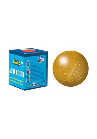 Revell Su Bazlı Maket Boyası 20 Ml Brass Metallic 36192