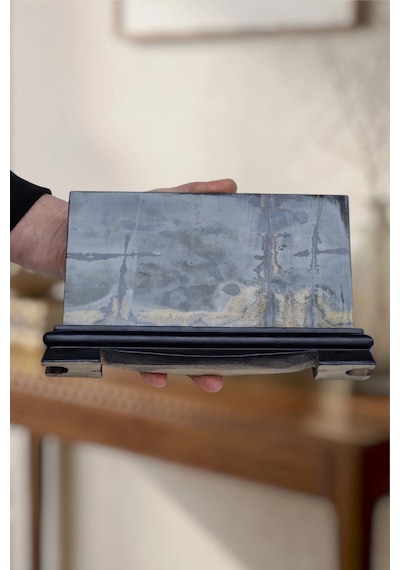 Süper Desenli Manzara Taşı Picture Jasper Dekoratif Parça 9dj