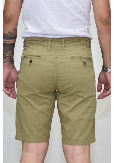 Superfly Erkek 20703 Slim Chino Short Koyu Haki 2070310 Siyah