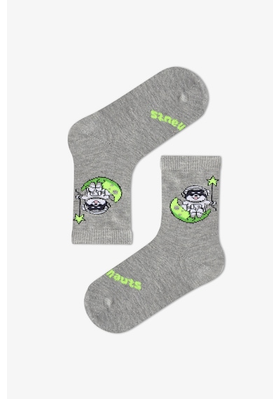 Penti Erkek Çocuk Space Friends Pamuklu 4 Çift Soket Çorap Çok Renkli