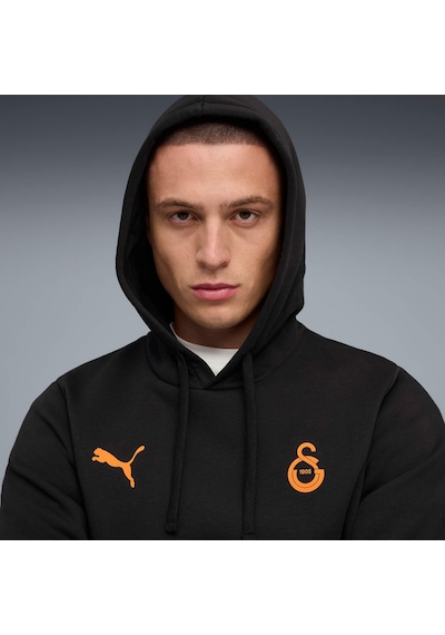 Puma Galatasaray Ftblessentıals Erkek Kapüşonlu Sweatshırt 782908 11 Siyah
