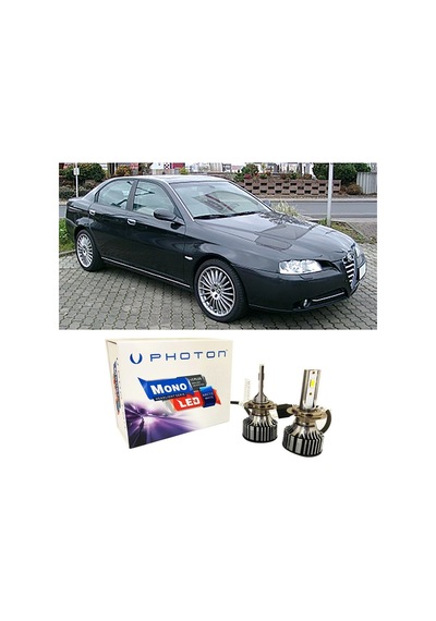 Alfa Romeo 166 Led Xenon Kısa Far Ampulü H7 Mono Yeni Seri Beyaz