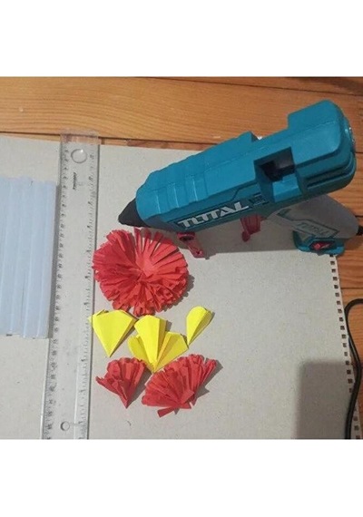 Dayanıklı Sağlam Sıcak Mum Silikon Tabancası 11.2 Mm Tutkal Isı 3