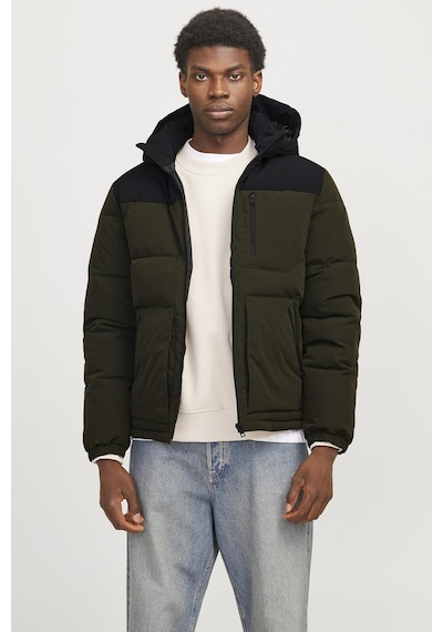 Jack & Jones Jjeotto Puffer Jacket Sn Haki 12258416 001