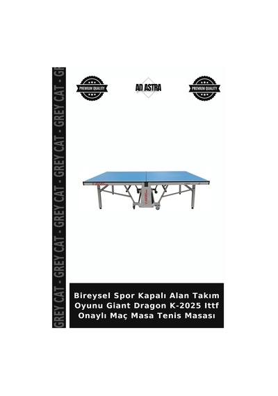 Bireysel Spor Kapalı Alan Takım Oyunu Giant Dragon K-2025 Ittf Onaylı Maç Masa Tenis Masası
