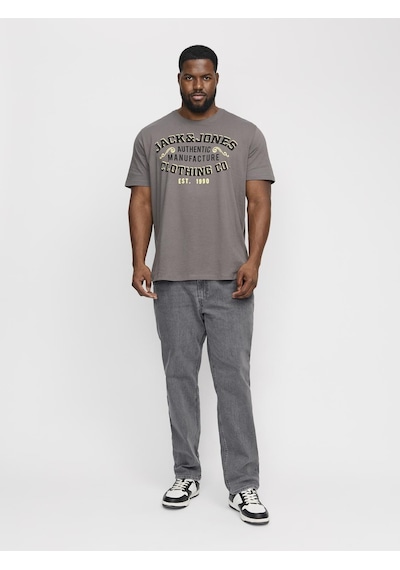 Jack & Jones Büyük Beden Glenn 703 Slim Fit Jean - 12277691 Grey Denim Jack & Jones Büyük Beden Glenn 703 Slim Fit Jean - 12277691 Grey Denim