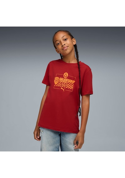 Puma Galatasaray Ftblculture Genç Tişört 782920 01 KIrmızı