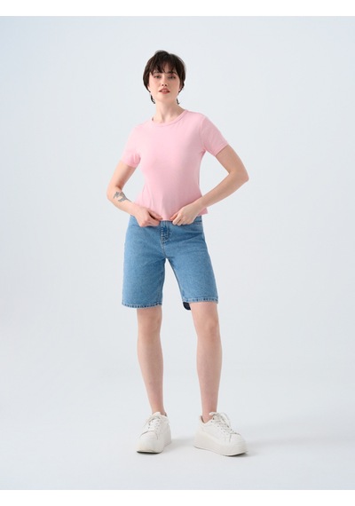 Kadın Tişört Lf2039107 Pembe