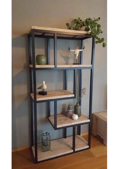 Glayör Metal Kitaplık Mdf Beyaz Glayör Metal Kitaplık Mdf Beyaz