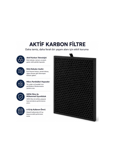 Beko - Arçelik Ap8100 Havamis Hava Temizleyici Uyumlu Hepa Filtre Diğer