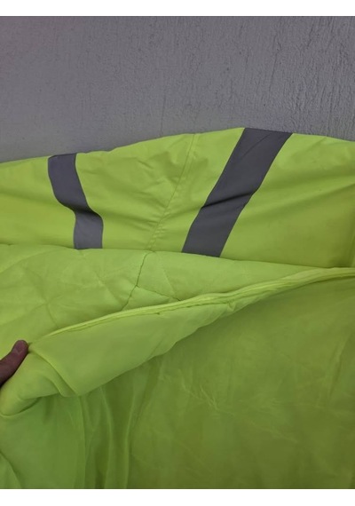 Kapitone Astar Reflektörlü İş Güvenliği Parka Mont Xl Çok Renkli