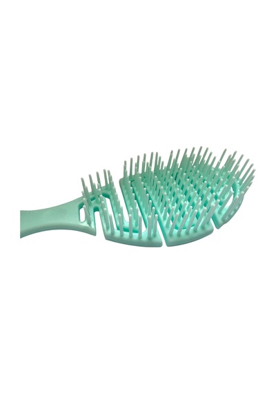 Croc Saç Fırçası Seti 2li Yeşil - Saç Açıcı Fırça, 3d Detangler Brush - Tarak Hediyeli