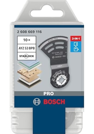 Pro Ayz 53 Bpb Dual-tec Bıçak Alçıpan Panel Çivili Ahşap Genişlik 53 Mm Professional Aksesuar Çok Fonksiyonlu Ma