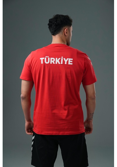 Hummel Armin Milli Takım Antrenman Tişört Kırmızı