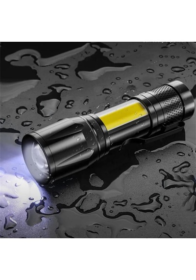 El Feneri Led Usb Şarjlı-metal Ultra Güçlü Parlak Zoom Mini Boy El Feneri Enerji Sınıfı A++ Ortam Lambası Depre