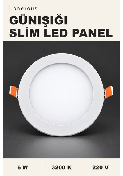 Onerous Günışığı Led Işık, 6w, 220v Sarı