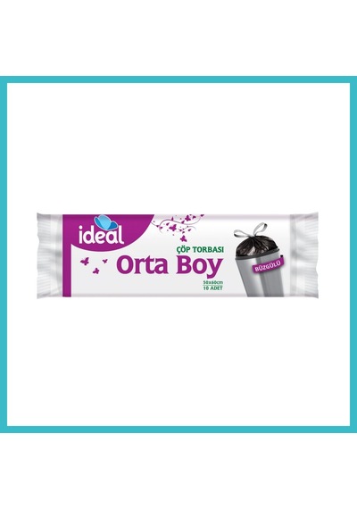 Bezos İdeal Büzgülü Çöp Torbası O.boy B.sabun 10 Lu Dfnbez