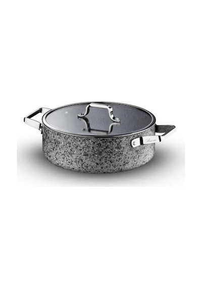 Brioni Stone-age Çizilmez Yanmaz Yapışmaz 26 Cm Basık Tencere 12v