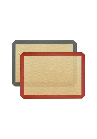 Aee 2 Adet Kendiliğinden Yağlı Pişirme Matı Yanmaz Yapışmaz Yıkanabilir Fırın Matı 40x30