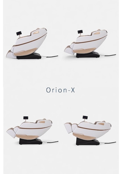 Orionx Akıllı Masaj Koltuğu Sıfır Yerçekimi & Isıtmalı Tam Vücut Masaj, Bluetooth, Led Panel Krem