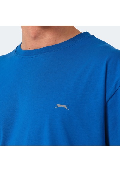 Slazenger KULANA Oversize Erkek Oversıze Saks Mavi Tişört