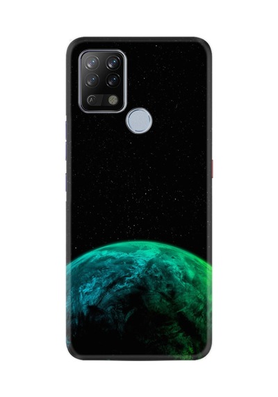 Tecno Pova Kılıf Resimli Desenli Silikon Platinium Series Green World 2 1865