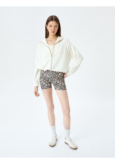 Koton Kapüşonlu Fermuarlı Cep Detaylı Rahat Kalıp Kalın Modal Kumaş Sweatshirt Ekru 5wak10103nk Ekru Koton Kapüşonlu Fermuarlı Cep Detaylı Rahat Kalıp Kalın Modal Kumaş Sweatshirt Ekru 5wak10103nk Ekru