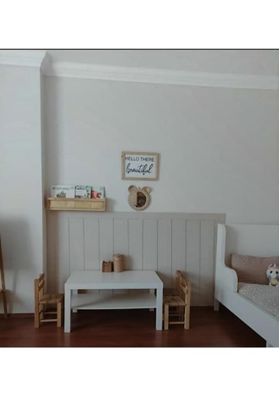 Renkli Duvarlar Iskandinav Mdf Duvar Çıtası 1 Paket 5 Adet  8 x 100 CM
