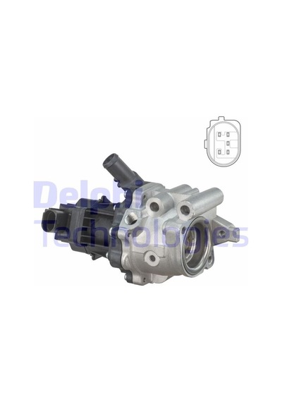 Delphi Egr Valfi Iveco Daily 4 11 2.3 Jtd 106-126-136-146 Ps Delphı Eg10482-12b1 504384188-5801365344-5801856571