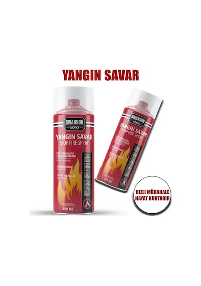 Yangın Savar Tüpü Sprey Ttt