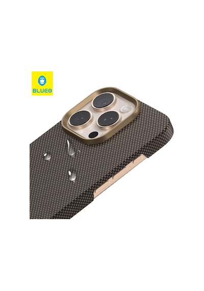 Mr. Gorilla Apple iPhone 16 Pro Max Uyumlu Aramid Karbon Fiber Serigrafi Baskı Magsafe Özellikli Kılıf