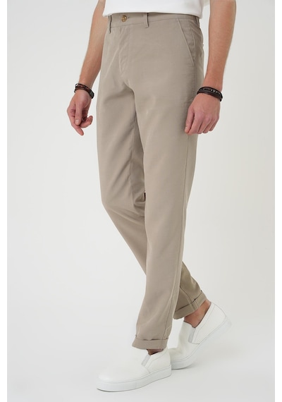 Efor Comfort Beli Lastikli Rayon Karışımlı Bej Jogger Pantolon P 1194 Bej