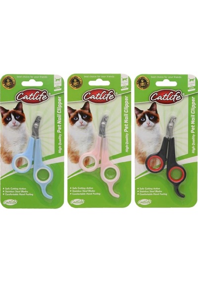 Catlife Kedi Tırnak Makası 12x6 Cm Renkli