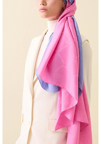 Imannoor İman I Baklava Pembe Ramy Jakar Şal 70x190 Pembe