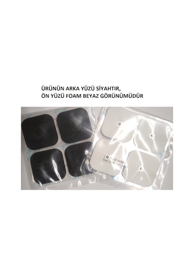 Çıtçıtlı Elektrot Pedi 5 x 5 Cm. 1 Pakette 4 Adet