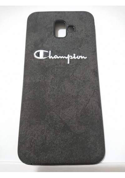 Samsung Uyumlu Galaxy J6 Plus Android Cep Tel Nubuk Champion Kılıf Siyah