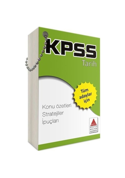 KPSS Tarih Strateji Kartları - İbrahim Kaygısız - Delta Kültür