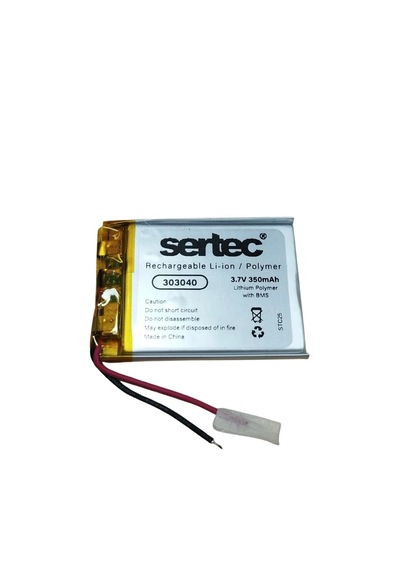 Sertec 303040 3.7v 350 Mah Li-polymer Pil Devreli/1.5a Crchmgo