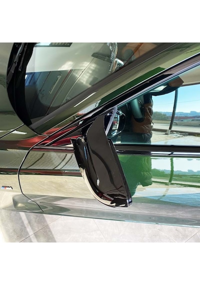 Sts Oto Aksesuar Bmw G20 3 Serisi Batman Yarasa Piano Black Abs Plastik Ayna Kapağı