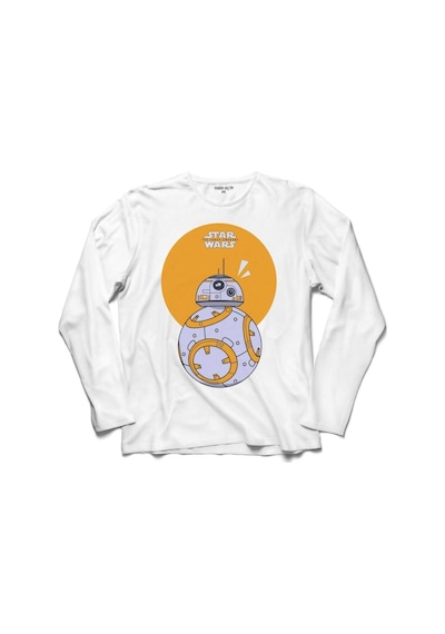 Star Wars Bb-8 Bb8 Fathead Uzun Kollu Tişört (518430019)
