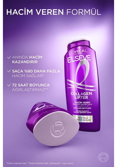 L'Oreal Paris Elseve Collagen Lifter Kolajen Peptitleri İçeren Hacim Veren Bakım Seti