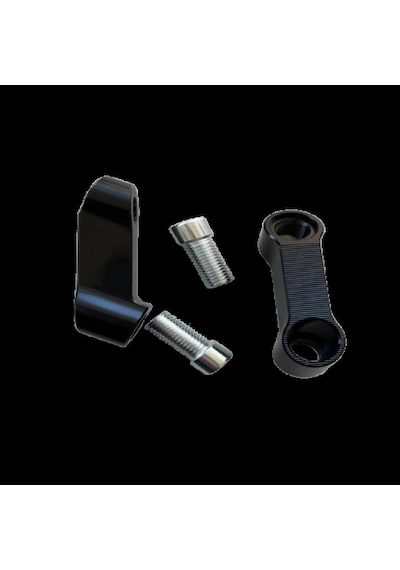 Üniversal Ayna Uzatma Genişletme Aparatı Siyah 8mm Düz Diş