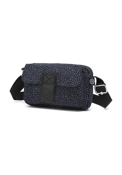 Smart Bags Günlük Minik Boy Su Geçirmez Krınkıl Kumaş Kadın Telefon Ve Postacı Çantası Puantiye Siyah 04602189